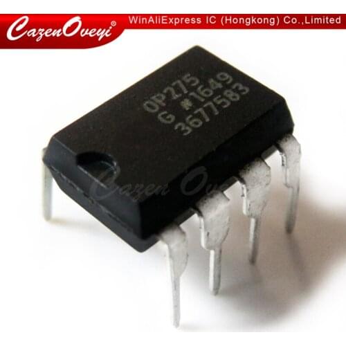 5pcs/lot OP275GP OP275G OP275 DIP-8 Fever Dual Op Amps New Original In Stock