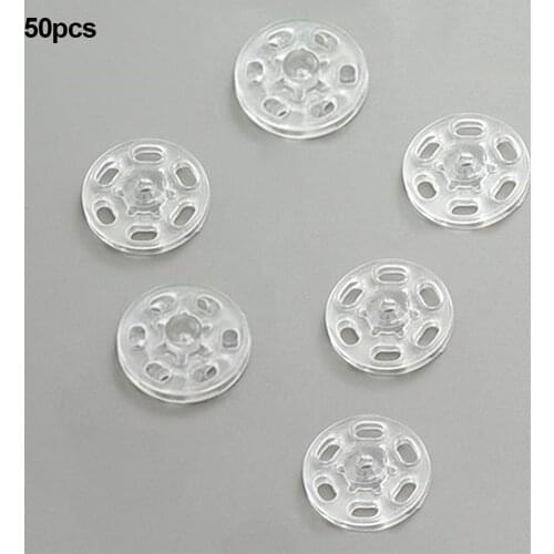 50pcs Transparent Invisible Button 10mm 15mm Fasteners button DIY Clothing Sewing Accessories Coat Button