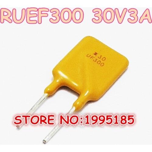 50pcs RUEF300 UF300 3A 3000mA 30V X30 PPTC PolySwitch Resettable Fuse