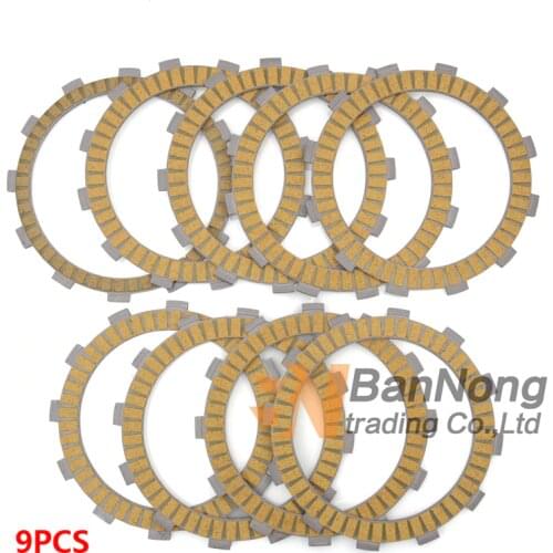 9XPCS Motorcycle Paper base Friction Clutch Discs plate Set For Suzuki GSXR1000 GSX-R 1000R GSXR 1000 2009-2017 GSX-R1000Z 13-1