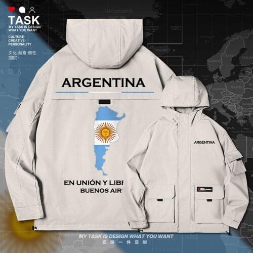 Argentina Argentine ARG men jacket hooded map nation flag chaquetas hombre printed mens casual streetwear new autumn clothes