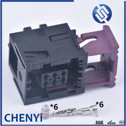 1 set TE AMP 6 Pin 1.5 female Automotive waterproof Wire harness connector 6-1355683-1 for GM 6-1355679-1 1355680-1