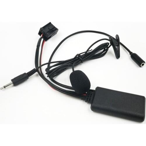 Biurlink 300CM 12Pin ISO Socket Bluetooth Audio Aux Cable Microphone Handsfree Mic Adapter for BMW Z4