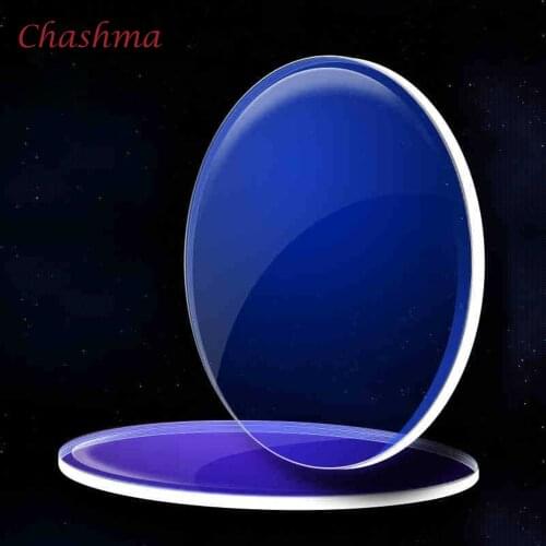 Blue Light Block 1.56 1.61 1.67 1.74 Thin Aspheric Radiation Anti Reflective Anti Blue Light Lenses Computer Working Lenses