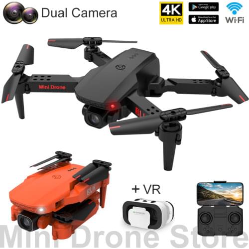 K9 Foldable Super Long Endurance Aerial Photography RC Mini Drone 4K HD Camera Easy To Use Remote Control Helicopter Toy