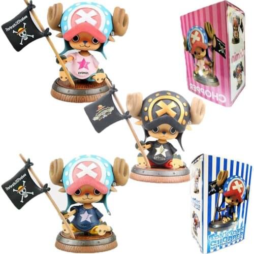 10cm One Piece Tony Tony Chopper Action Figure Cute Model Q Version Pvc Collection Figurine Model Juguetes Birthday Gifts