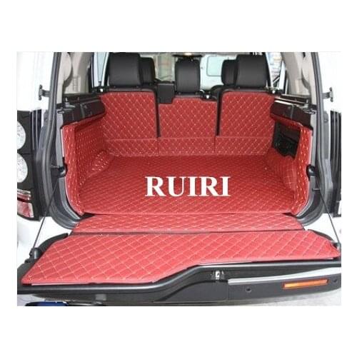 Good mats! Special trunk mats for Land Rover Discovery 4 2016-2010 5 seats durable boot carpets cargo liner mats,Free shipping