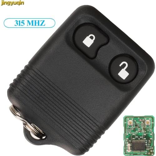 Jingyuqin Remote Car Key Fob Control 315 MHZ For Ford Transit MK6 Connect Explorer Mercury 2000-2006 Original Factory 2 Buttons