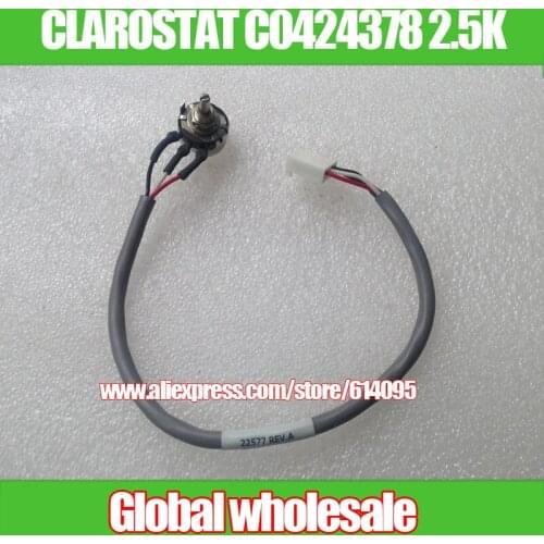 1pcs Mexico CLAROSTAT C0424378 2.5K single joint potentiometer