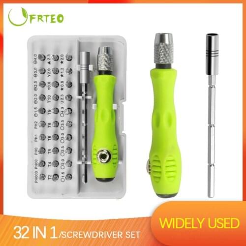 Multi-Function 32 in 1 Screwdriver Phone Repair Tool Kit for Phone Disassemble Maintenance W/ 30 Screwdriver Bits Storage Box