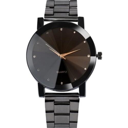 Fashion Man Watch Mens Quartz Black Stainless Steel Watches Luxury Mens Watches erkek kol saati horloge man montres homme