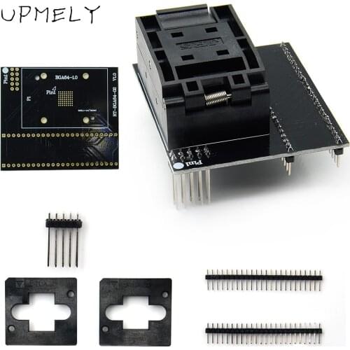 New Arrival BGA64 EMMC Adapter for RT809H Programmer Universal RT-BGA64-1 1.0mm RT-BGA64-02 Socket 11*13mm Programmer Caculator