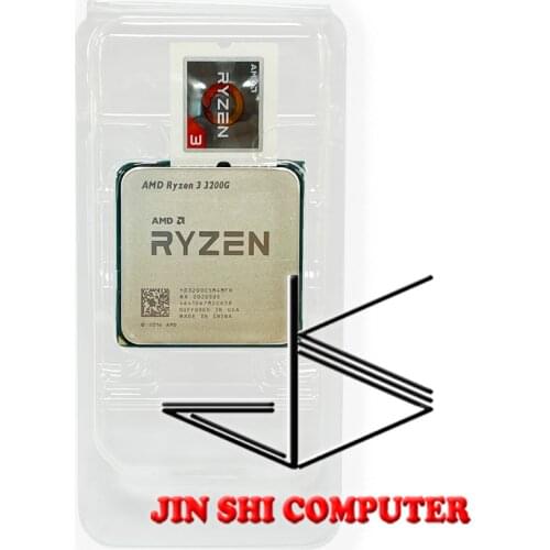 AMD Ryzen 3 3200G R3 3200G 3,6 GHz Quad-Core Quad-hilo 65W CPU procesador L3 = 4M YD3200C5M4MFH hembra AM4 nuevo, pero sin venti