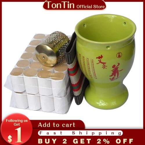 New Multifunction China Ceramic Massage Guasha Scriping Healthcare SPA Moxa Cup & High Quatily roller