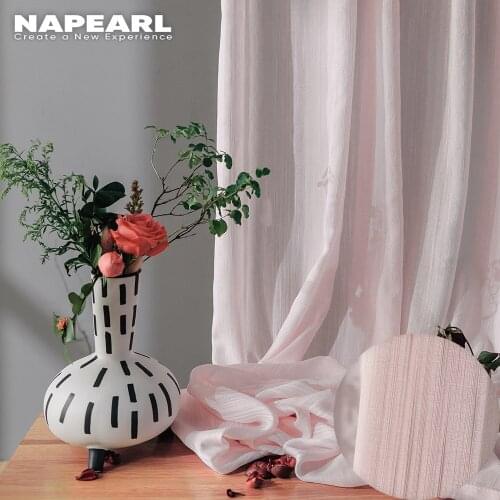 Soild Color Sheer Curtains For Living Room Bedroom Kitchen Tulle Curtain For Windows Voile Drapes Home Decorative Sheer Panels