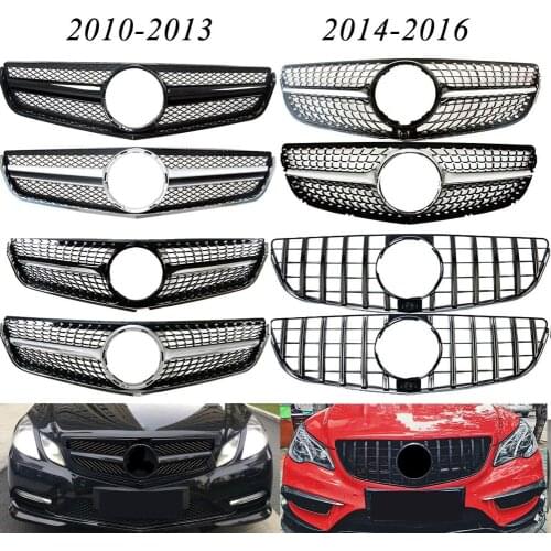 Car Front Racing Bumper Grille Upper Facelift Grill For Mercedes Benz W207 E-Coupe 2009 2010 2011 2012 2013 2014 2015 2016