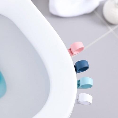 1Pcs Seat Lifters ABS Portable for Household Toilet Lid Handle Bathroom Supplies Avoid Touching Cartoon Snail Lifting Device