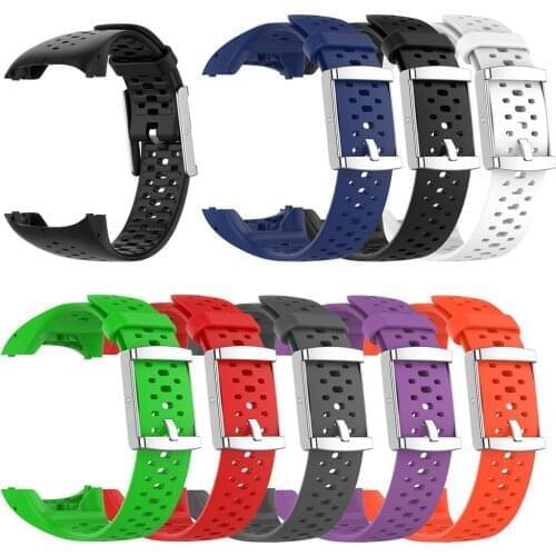 New Silicone Watch Band Breathable Replacement Wrist Band Strap With Tools For Polar M400 M430 GPS Running Smart Sports Watch
