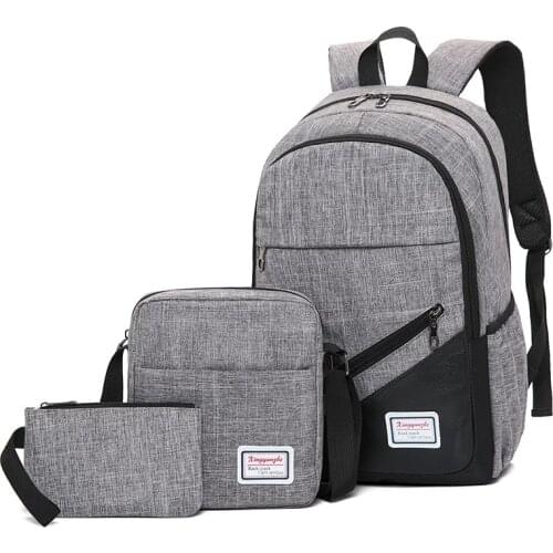 2021 high quality nylon school bag for Teenagers boys girls Men laptop backpacks Waterproof orthopedic school backpack mochila