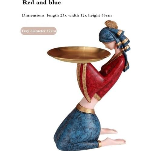 Resin figurines resin decoration room accessories statues sculptures skull key Storage Ornaments Porch Creative living room