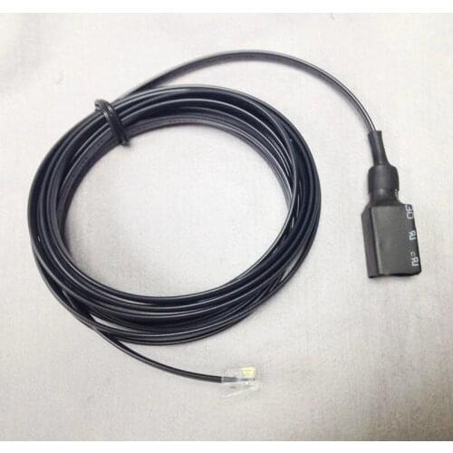 Micorphone extend cable 2 meter 6pins for Yaesu FTM350/7800/FT7900R/8800R/8900R/1807/1907/1802 etc car mobile radio