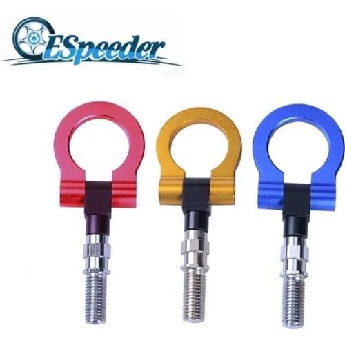 Universal Car Racing Tow Hook Auto Trailer Ring Vehicle Towing Hanger Towing Hook For European Car Auto Exterior Parts 1Pc