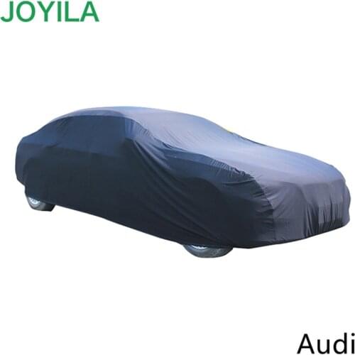 Joyila waterproof black car covers outdoor sun protection cover for for audi a3 a4 a5 a6 a7 a8 q3 q5 q7