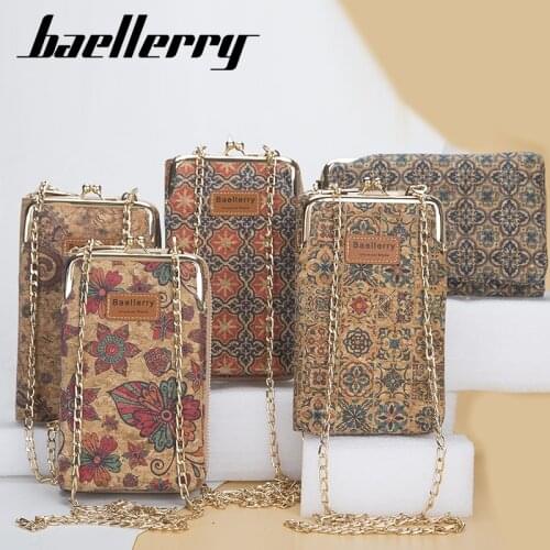 Womens Wallet Mobile Phone Bag Female Korean large-capacity Messenger Bag Fashion Wood Grain multi-card Lady Wallet