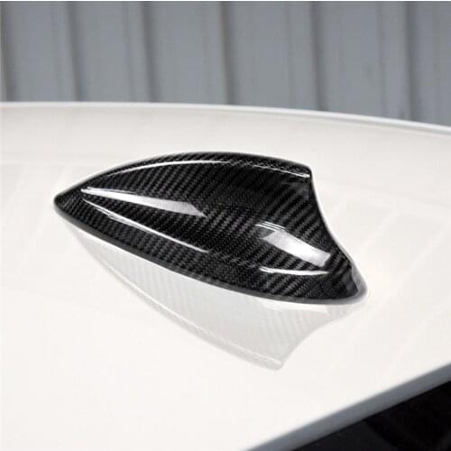 Car Sticker Accessories Carbon Fiber Shark Fin Antenna Cover For BMW E46 E90 E92 F20 F30 F10 F34 G30 M2 M3 M4 F15 F16 X5M X6M