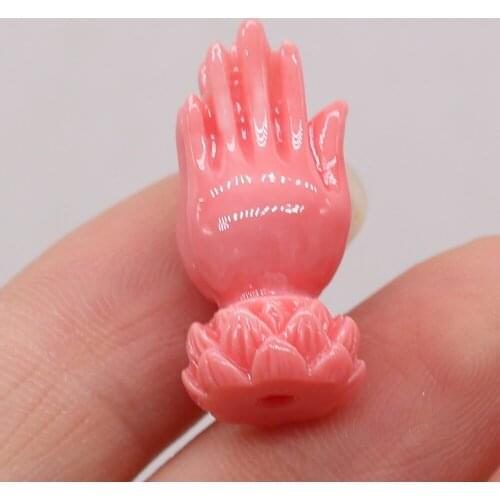 10Pcs Natural Red Coral Beads Through-Hole Isolation Bead For Jewelry Making DIY Necklace Earrings Bracelet Accessory