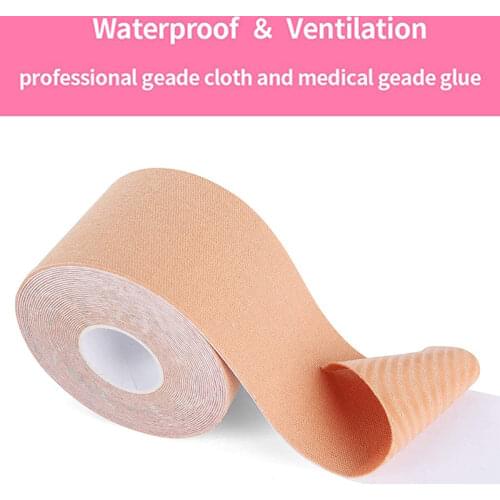 Women Boob Tape Bras Adhesive Invisible Bra Nipple Pasties Covers Breast Lift Tape Push Up Bralette Strapless Pad Sticky
