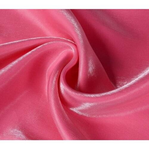 CF476 1m Changeable Pink Tencel Cotton Fabric Imported Coloured Glaze Summer Thin Silk Satin Fashion Women Dress/Skirts Fabrics