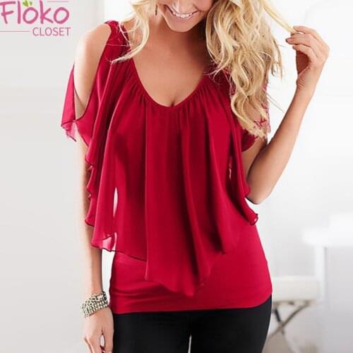 Женские шифоновые блузки FlokoCloset China At AliExpress