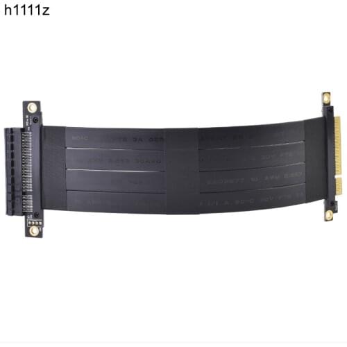 H1111Z Add On Card PCIE/PCI-E Riser Card PCI Express Extension Cable Riser PCI E 8X Male to 8X Female Riser Cable for BTC Mining