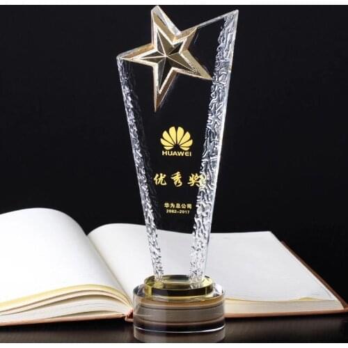 Innovation Crystal StarTrophy Awards Cheerleader Team Sport Competition Craft Souvenirs