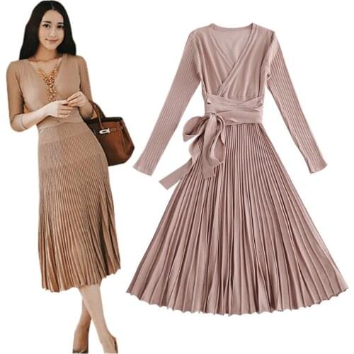 Модные трикотажные платья Lanxirui China At AliExpress