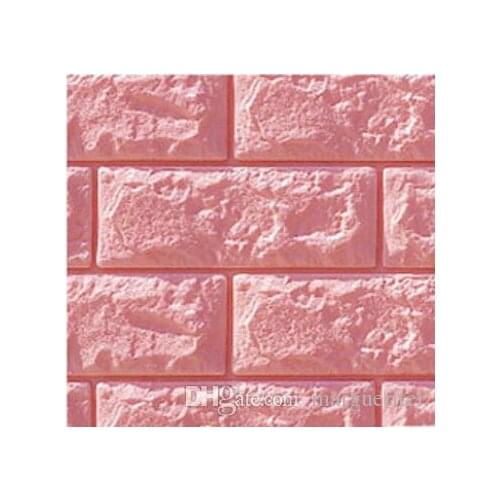 3D Wall Stickers Imitation Brick Bedroom Decor Panel Self-adhesive Wallpaper for Living Room Kitchen TV Backdrop Home Decoration