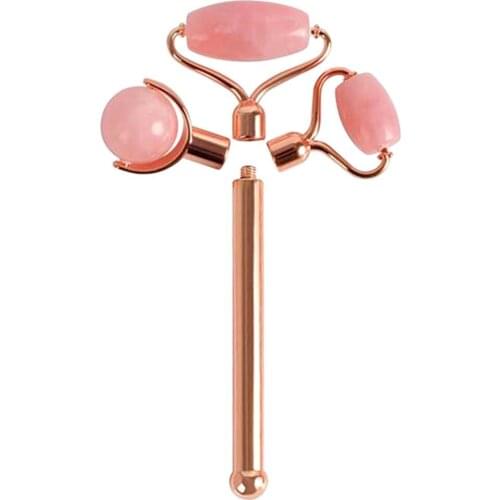 Jade Stone Face Body Massage Roller Fashion Unique Accelerate Skin Absorption Double Heads Skin Relaxation Slimming Tool