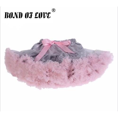 New Fashion Fluffy Chiffon Pettiskirt Tutu Baby Girls Skirts Princess Skirt Ballet Dance Tutu Skirt For 2-8 Years 19 Colors