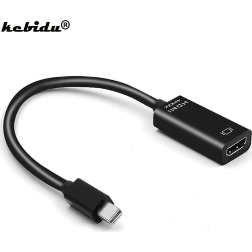 DP To HDMI-compatible Cable Adapter 4K Mini DisplayPort for Thunderbolt Port To HDMI-compatible Adapter For Apple Mac Macbook