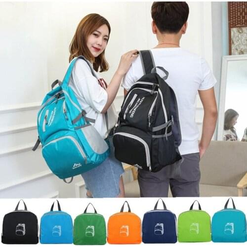 40L Outdoor Hiking Travel Backpacks Men Portable Folding Backpack Ultralight Women Waterproof Camping Foldable Bags