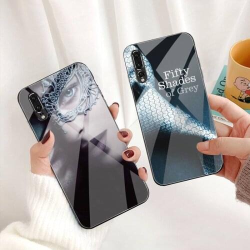 Fifty Shades Of Grey Phone Case Tempered Glass For Huawei P30 P20 P10 lite honor 7A 8X 9 10 mate 20 Pro
