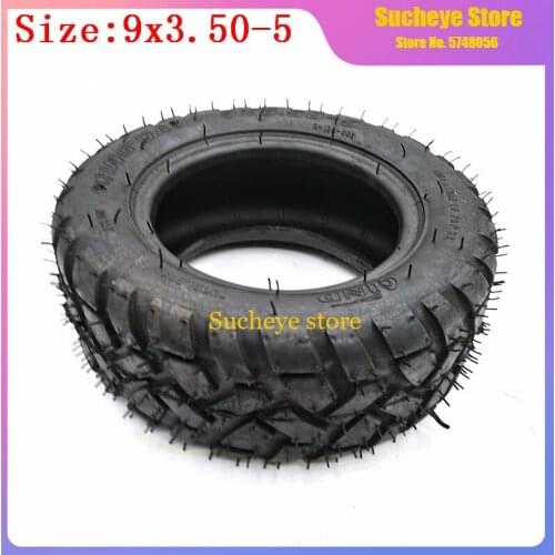 New 9x3.50-5 Vacuum tyre Tubeless Tire 9 Inch Wear-resisting Tyre for Electric Skateboard Scooter, Snow Sweepe wheel Parts