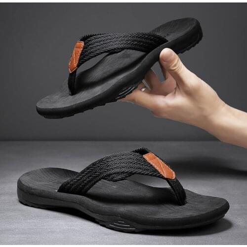 Summer Fashion Flip Flops Man Tongs Slippers Home Massage Men Shoes Soft Breathable Mens Sandals Comfort Casual Beach Shoe