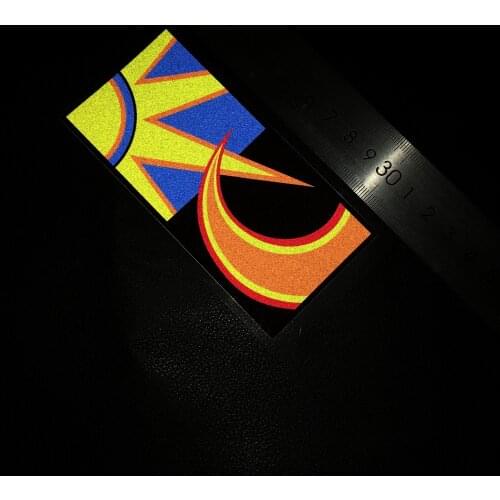 NO.S219 Special Offer GalonDeco Rossi Moon Sun MOTO GP Motorcycle Racing Stickers Car Reflective Stickers and Decals Moto Helm