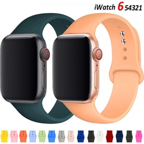 Glass+Case+Strap For Apple Watch band 44mm 40mm 38mm 42mm 44 mm Silicone smartwatch watchband bracelet iWatch 3 4 5 6 se band