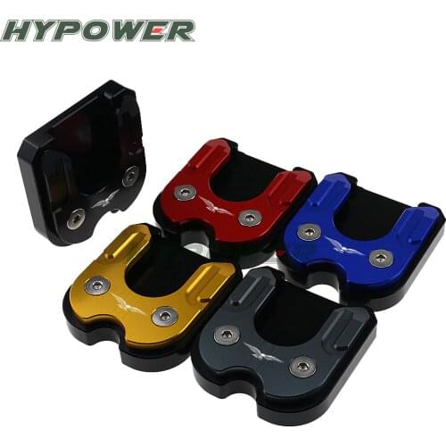 New Arrival For GUZZI 750 V7 SPECIAL STONE 2012-2016 Motorcycle CNC Side Stand Plate Enlarger Kickstand Extension