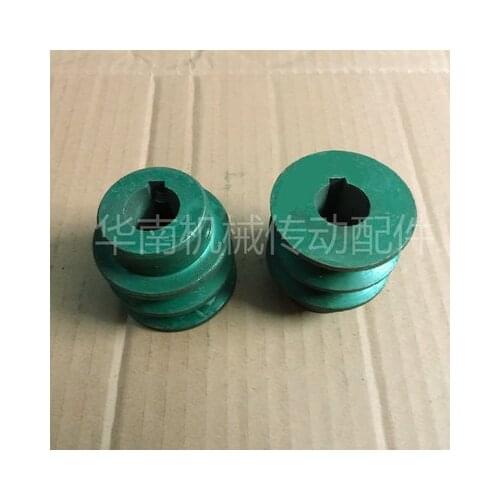 V-belt pulley high quality cast iron pulley A2 a with double groove inner hole 24 key 8 motor pulley