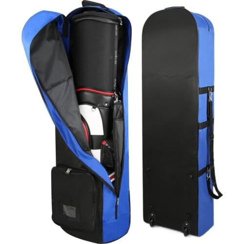 Golf Air Bag PGM Nylon With Pulley Collapsible Golf Bag Double Zipper Lightweight Ball Bag