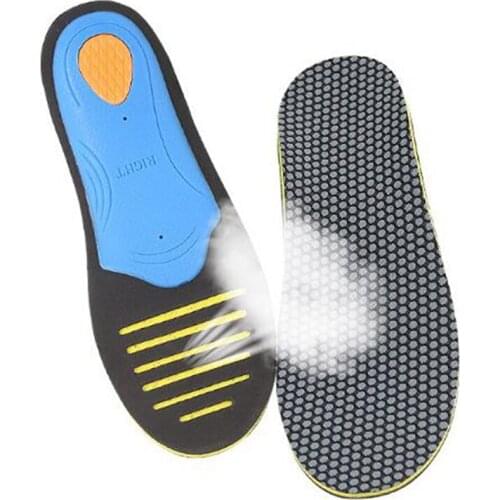1Pair Size:S(36-41),M(42-44),L(45-47) Orthopedic Arch Support Trainer Unisex Ventilation Insoles Sport Shoe Care Pads